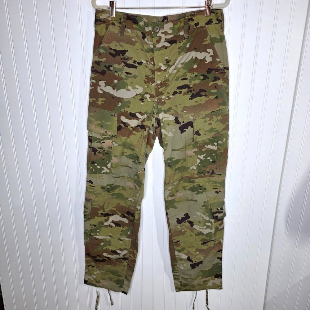 USGI Army Combat Pants Medium Reg 34 32 Camo Ripstop Insect Shield Hunting Hike
